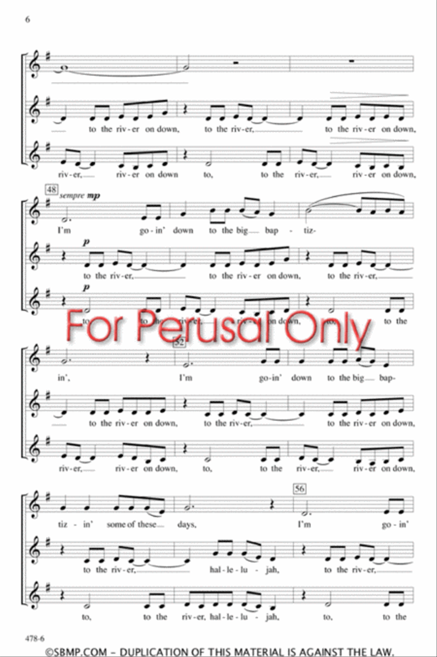 Some of These Days - SSA Octavo SSA scores gallery preview page 5