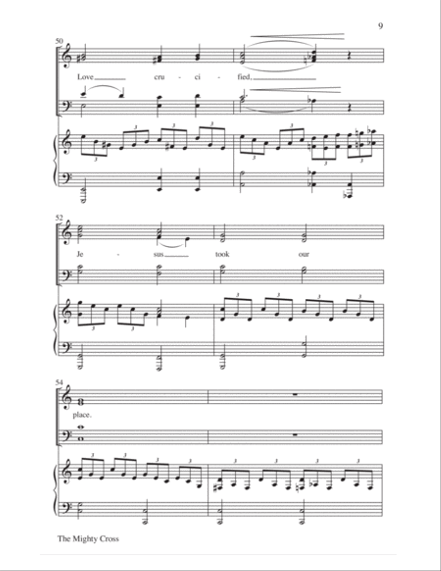 The Mighty Cross 4-Part scores gallery preview page 10