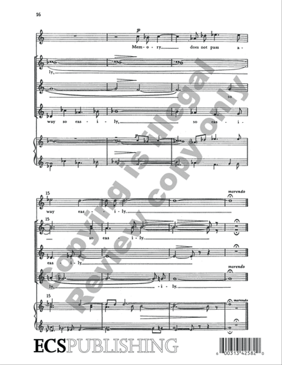 Reflections Japanese SSA scores gallery preview page 8