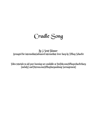 Book cover for Cradle Song: Intermediate Harp