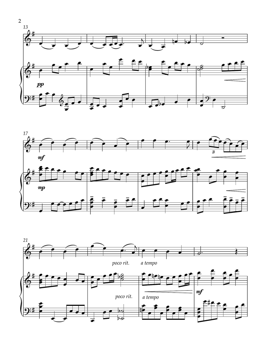 I Am a Child of God Violin Solo scores gallery preview page 2
