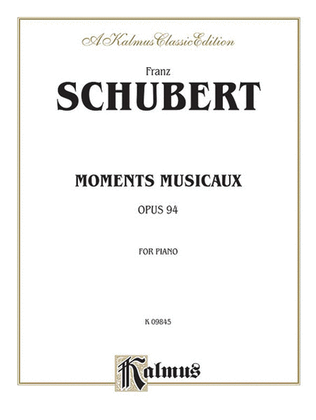 Book cover for Moments Musicaux, Op. 94