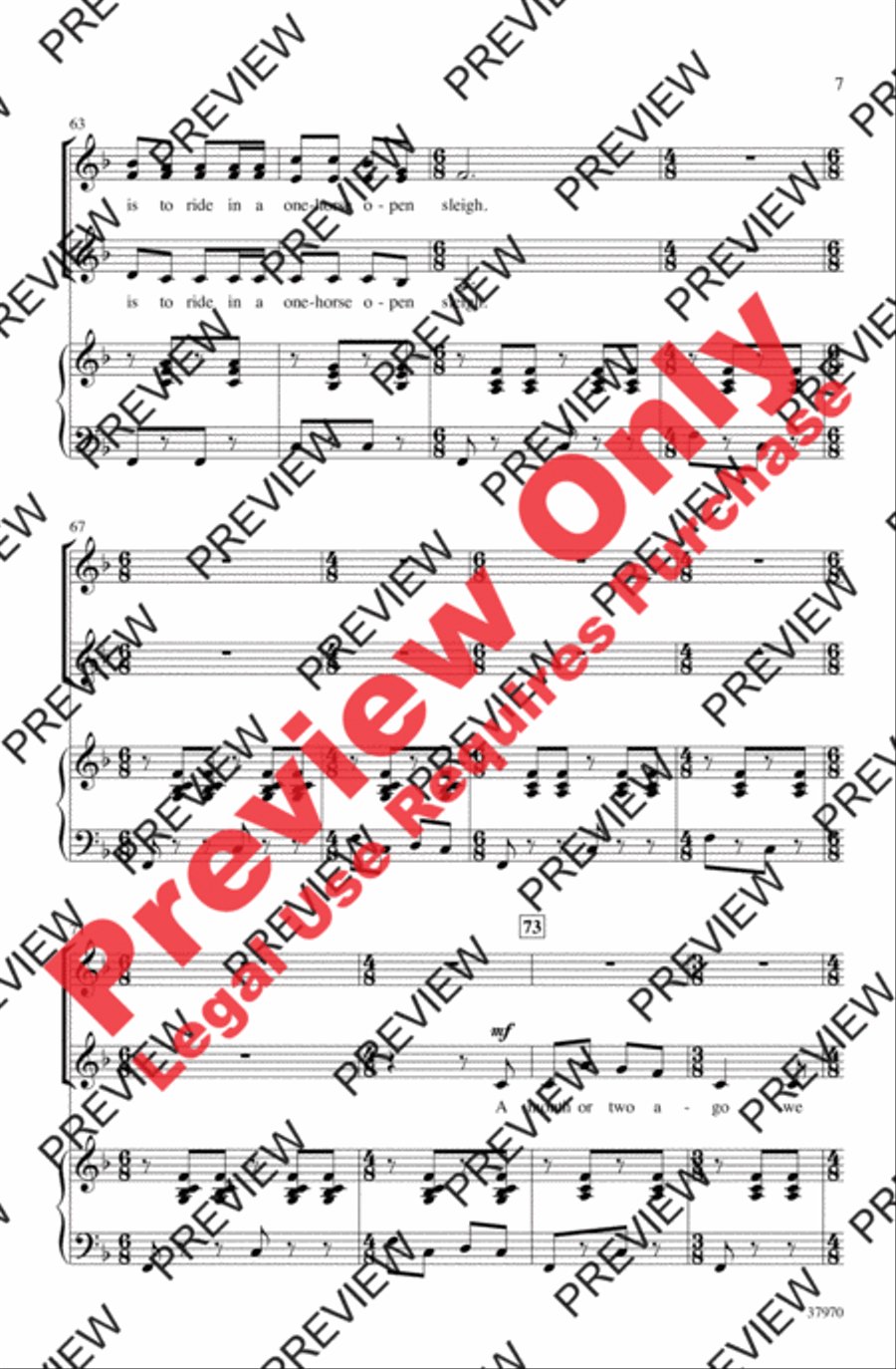Jingle Bells (Sort Of) Women's Choir scores gallery preview page 7