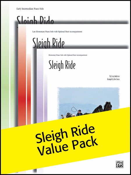 Sleigh Ride Sheet Solos (Value Pack)