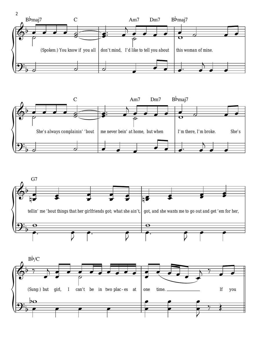If You Think You're Lonely Now Easy Piano scores gallery preview page 2