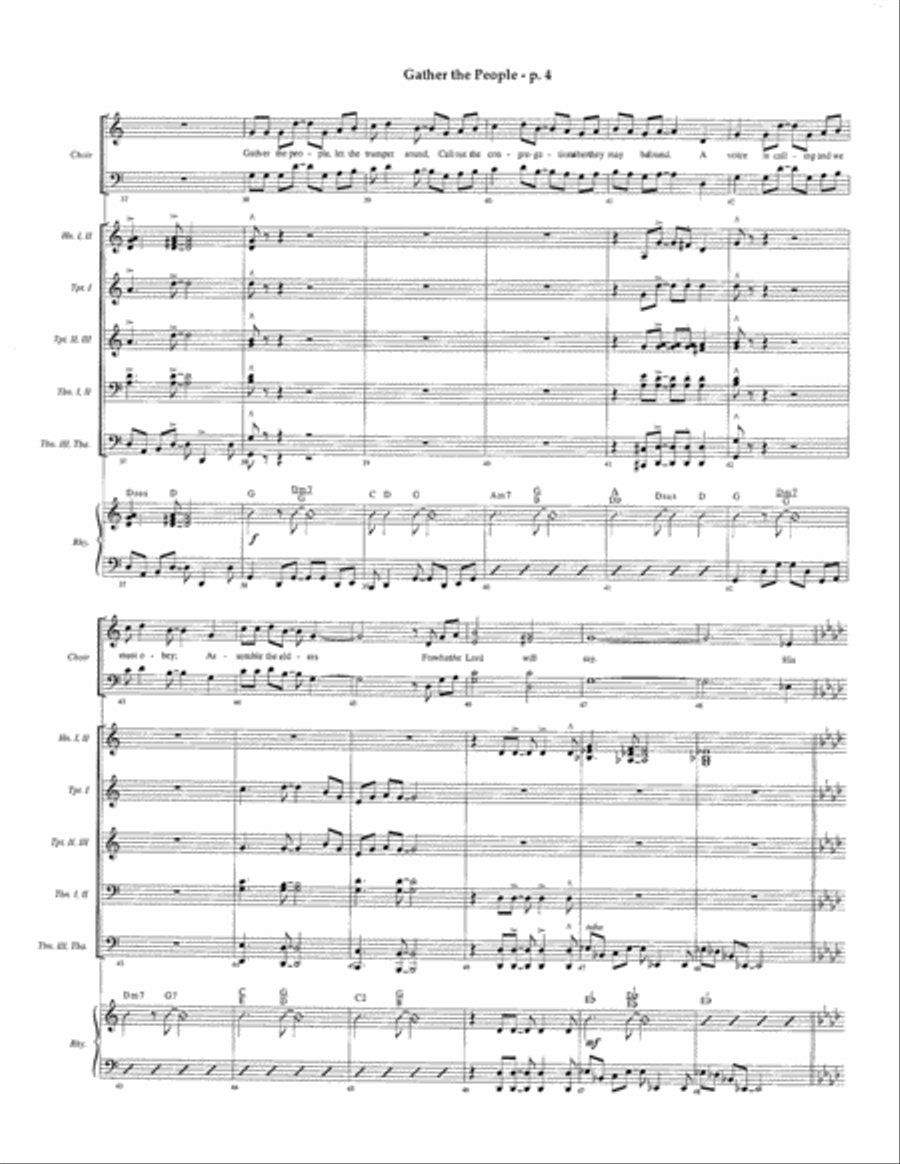 Gather the People Piano scores gallery preview page 4