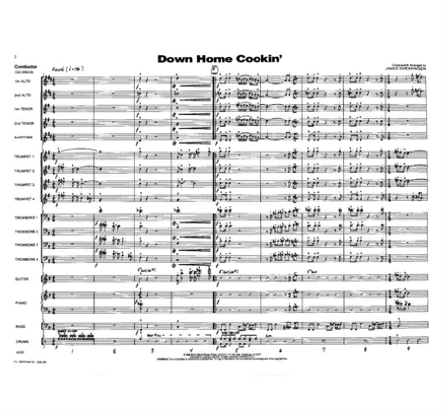 Down Home Cookin' Jazz Ensemble scores gallery preview page 2