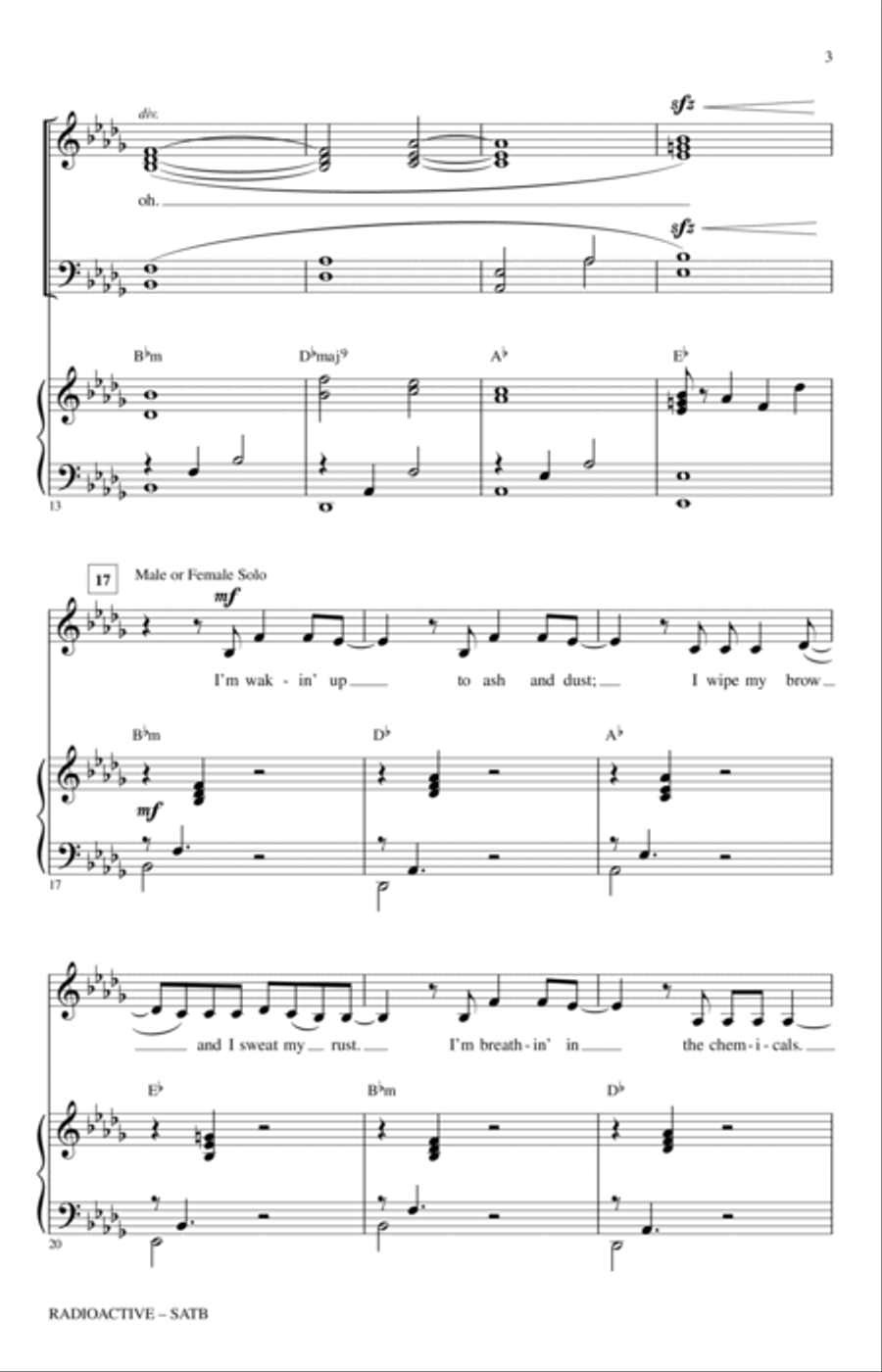 Radioactive 4-Part scores gallery preview page 2