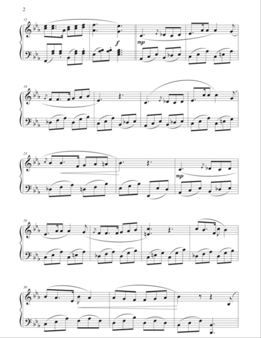 Vacation Piano Solo scores gallery preview page 2