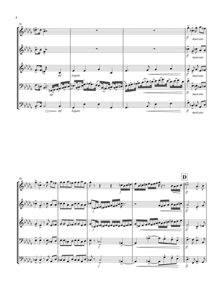 Coronation March (Db) (String Quintet - 3 Violins, 2 Cellos)