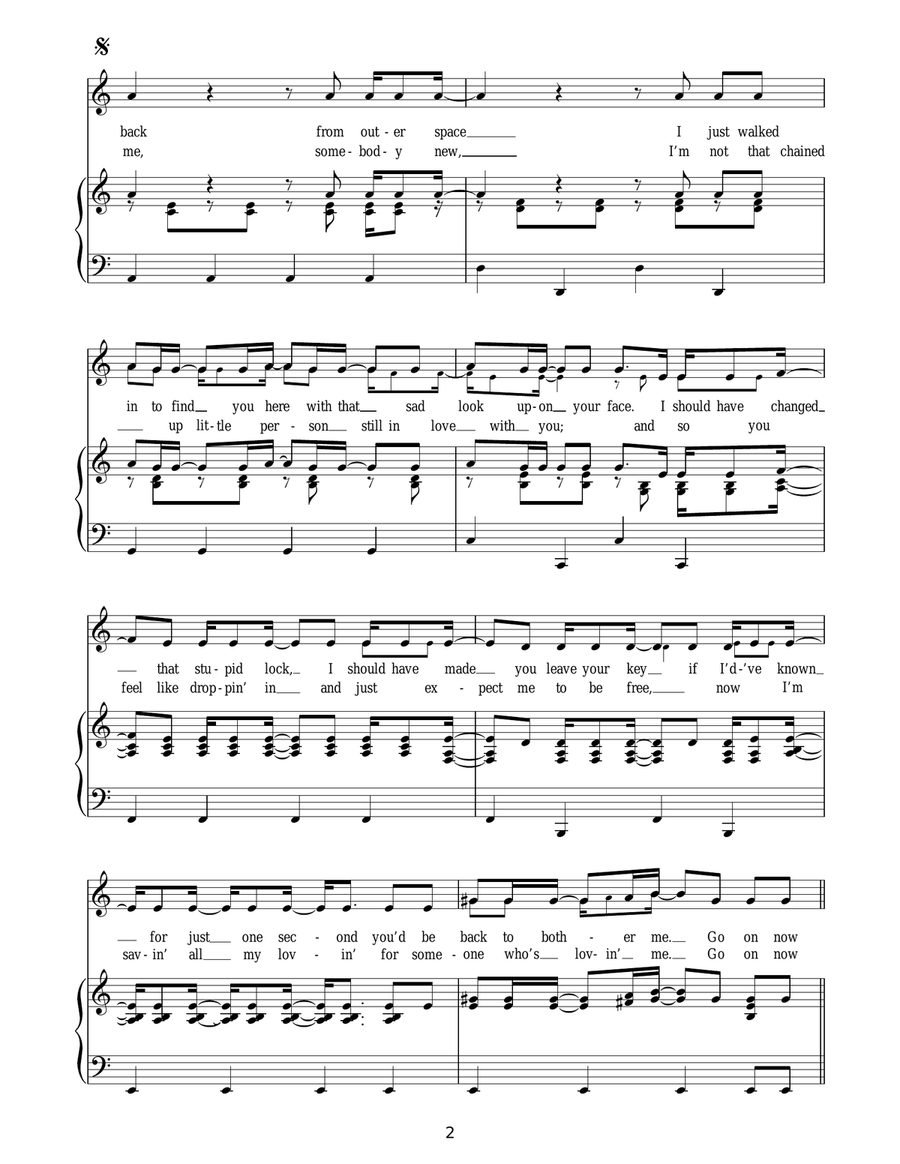 I Will Survive I Will Survive Voice scores gallery preview page 2