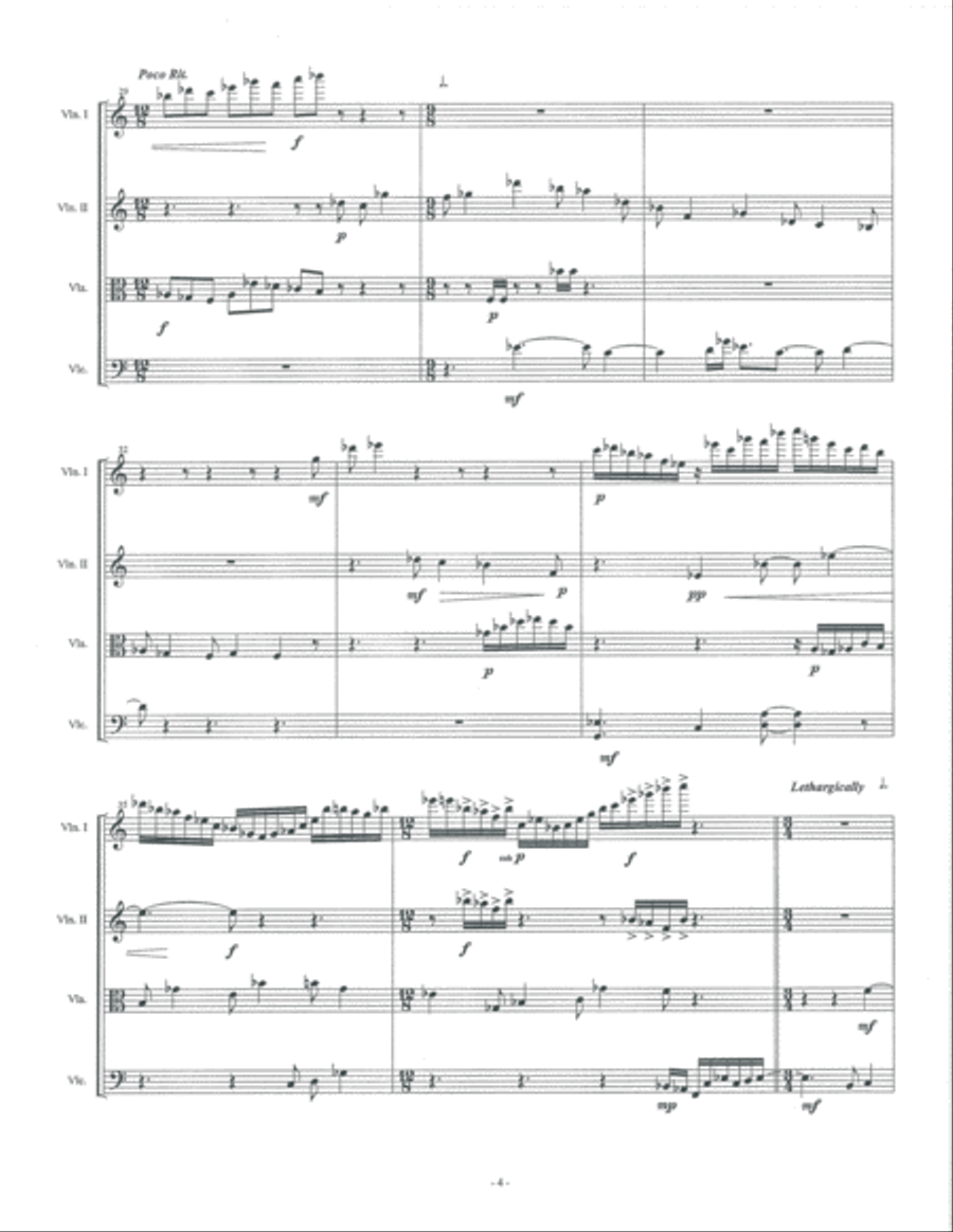 Asphixivision (Score & Parts) Chamber Orchestra scores gallery preview page 4