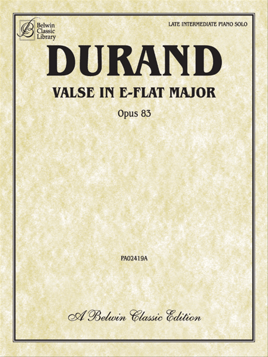 Valse in E-flat, Op. 83 Small Ensemble scores gallery preview page 1