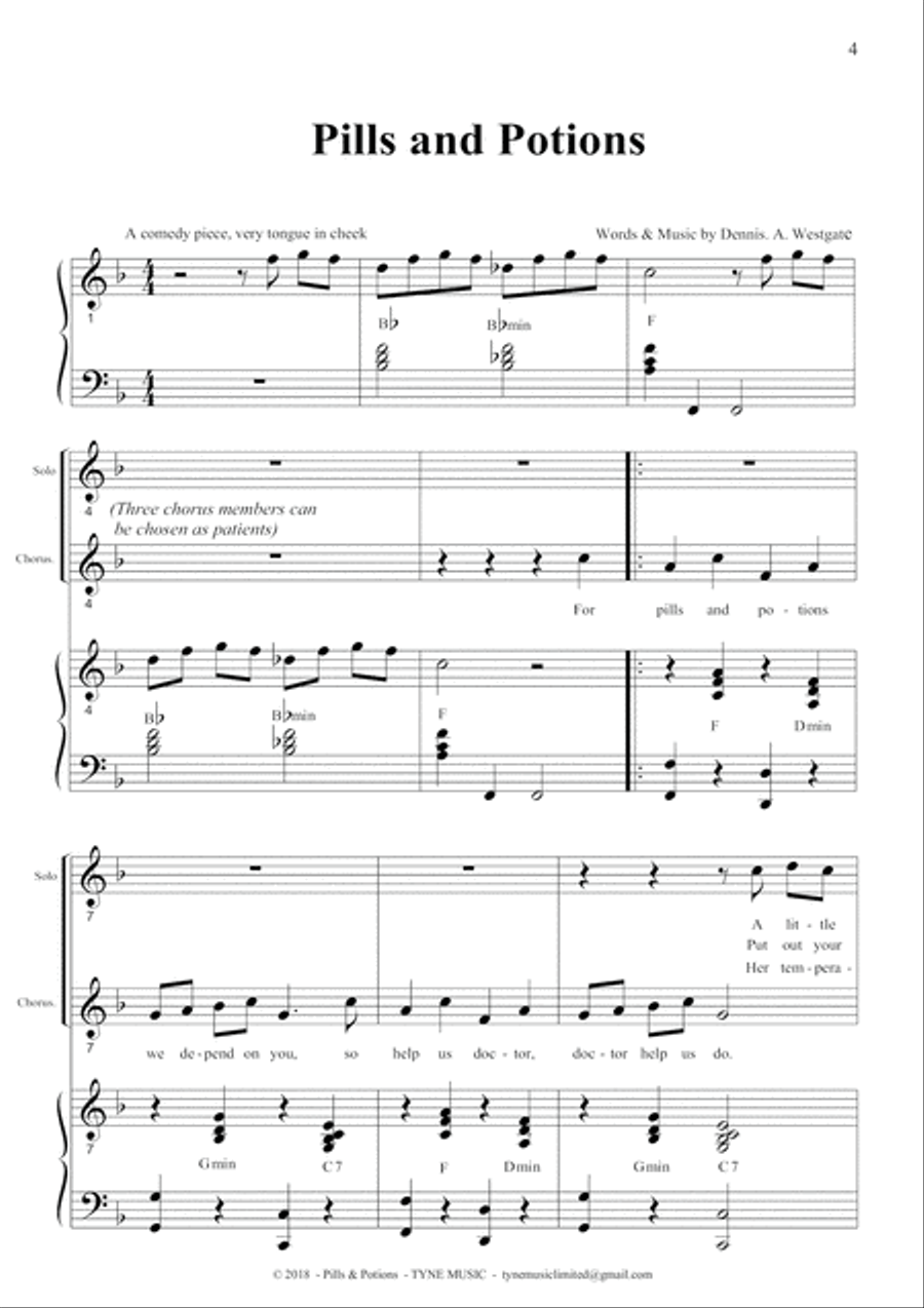 PILLS & POTIONS 4-Part scores gallery preview page 6