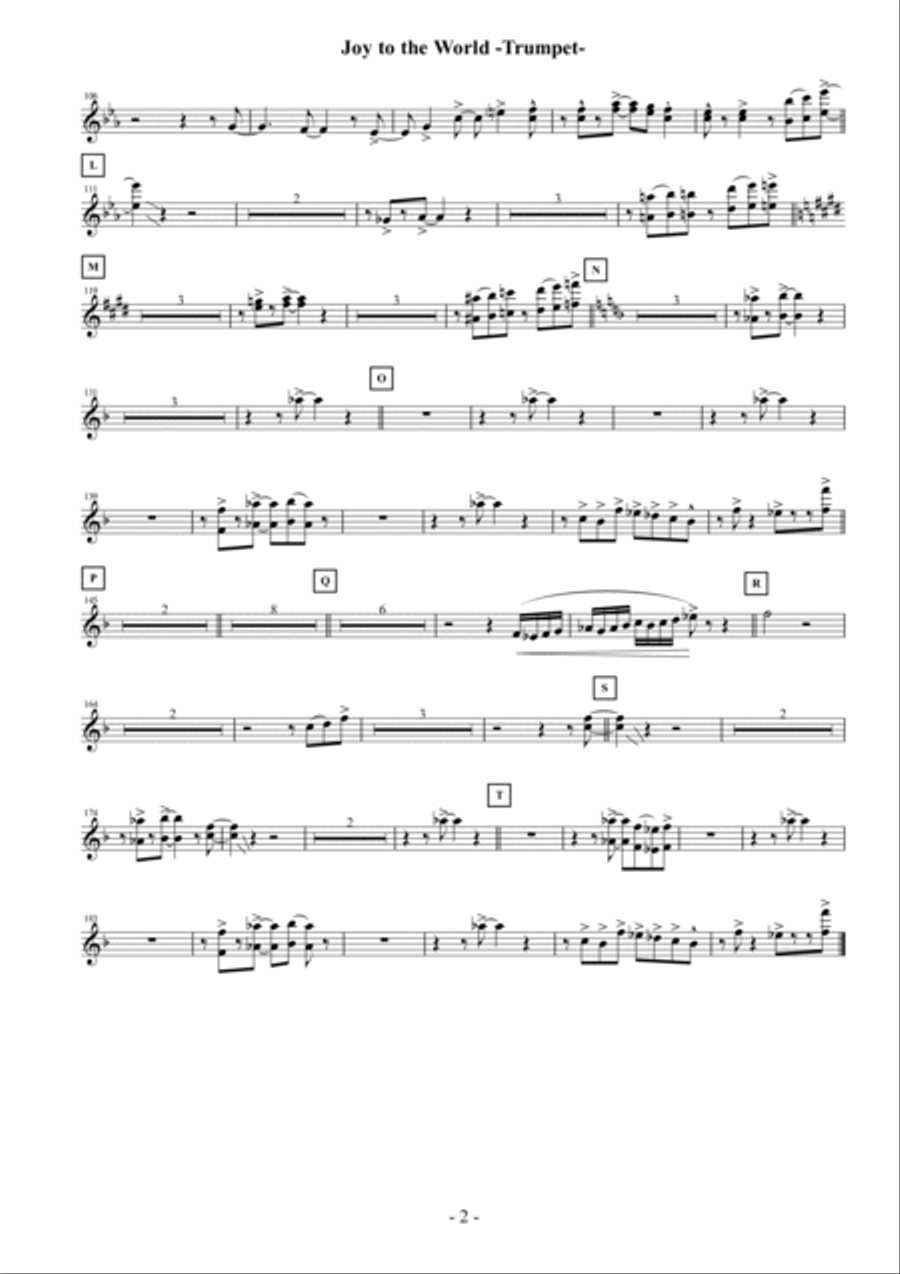 Joy To The World Small Ensemble scores gallery preview page 2