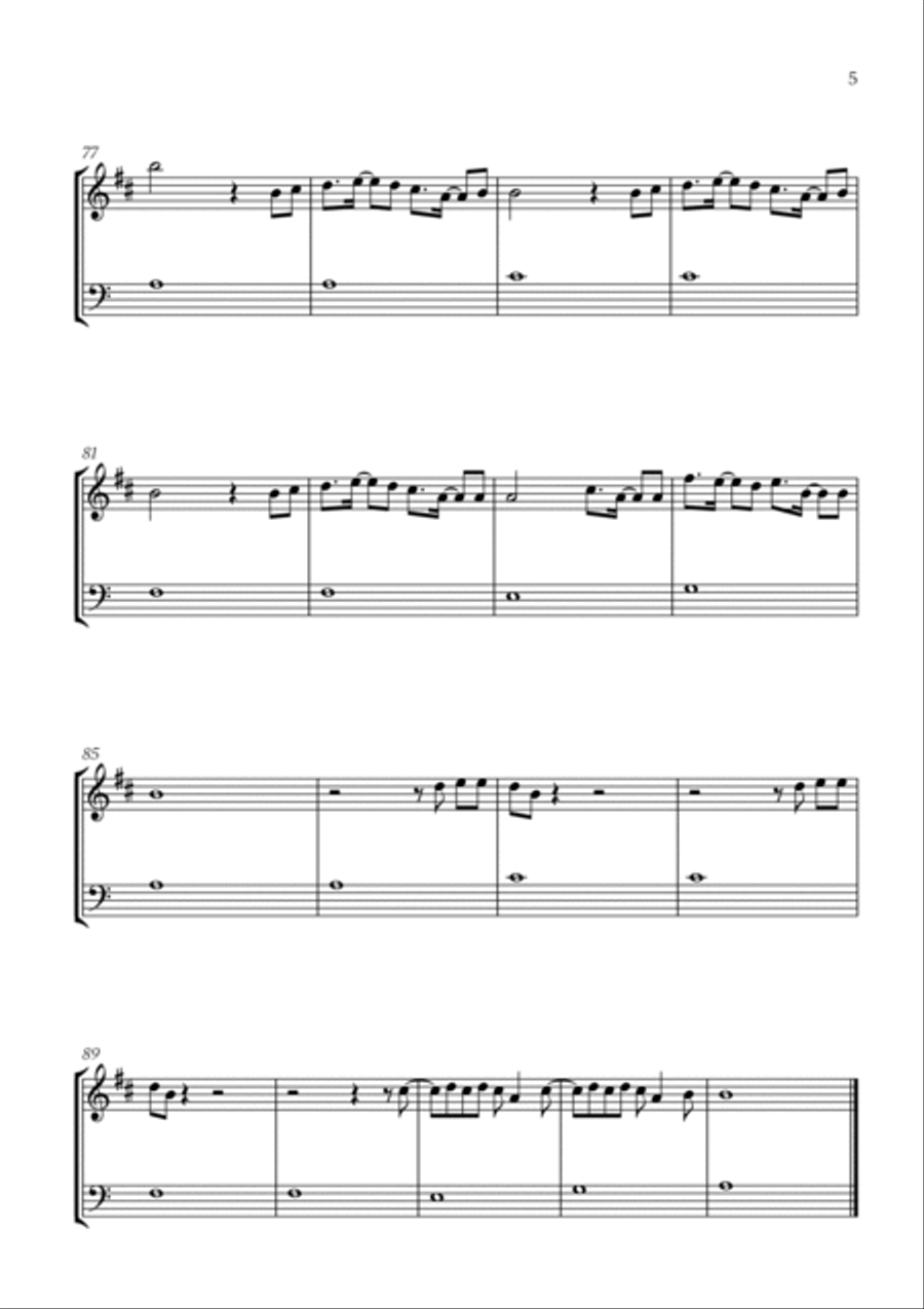 Señorita Trombone Duet scores gallery preview page 5