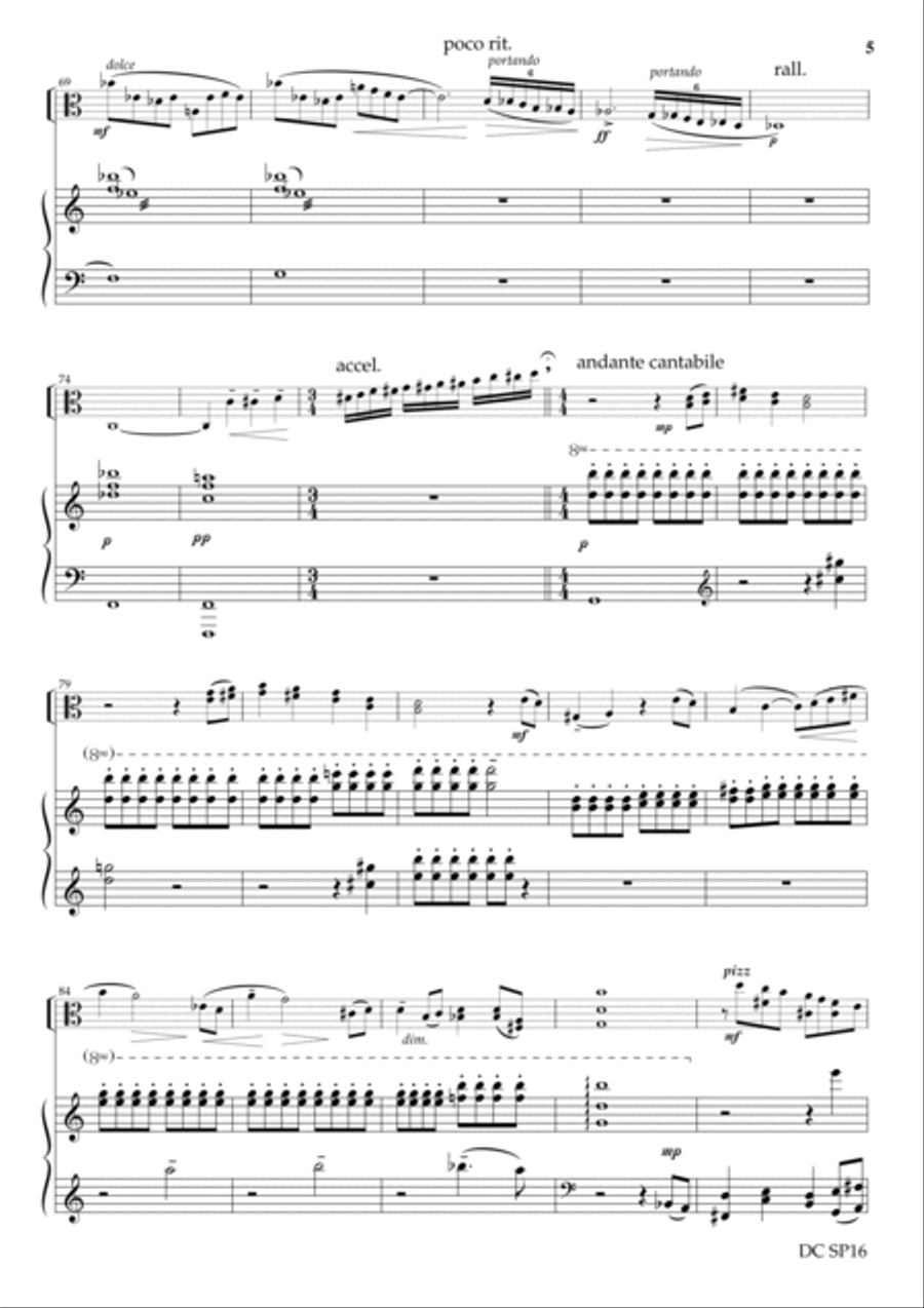 Sonatina for viola and piano Piano scores gallery preview page 5