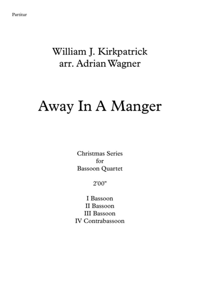 "Away In A Manger" Bassoon Quartet arr. Adrian Wagner image number null
