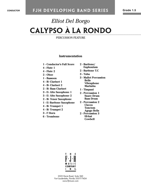 Calypso à la Rondo: Score