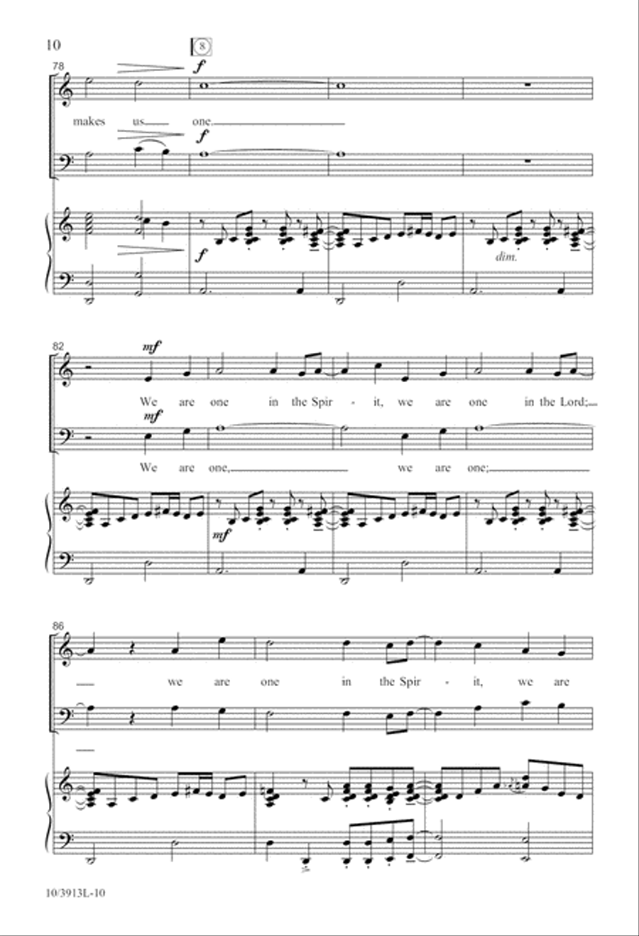 They'll Know We Are Christians 2-Part scores gallery preview page 10