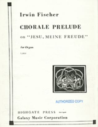 Book cover for Chorale Prelude on Jesu, meine Freude