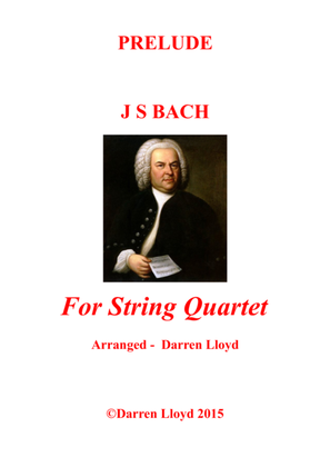 Book cover for Prelude - J S Bach