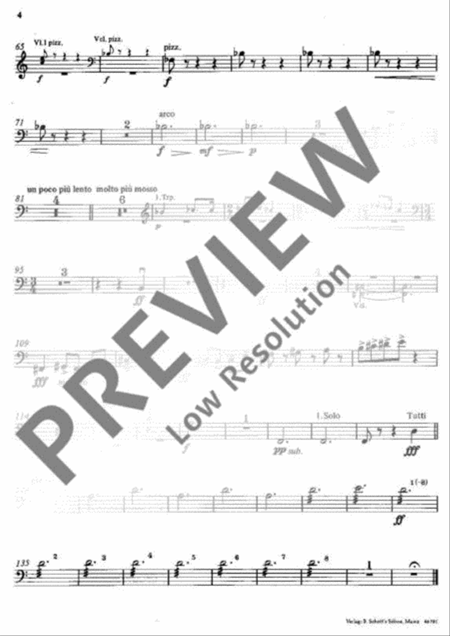 Gloria Gloria Double Bass scores gallery preview page 5