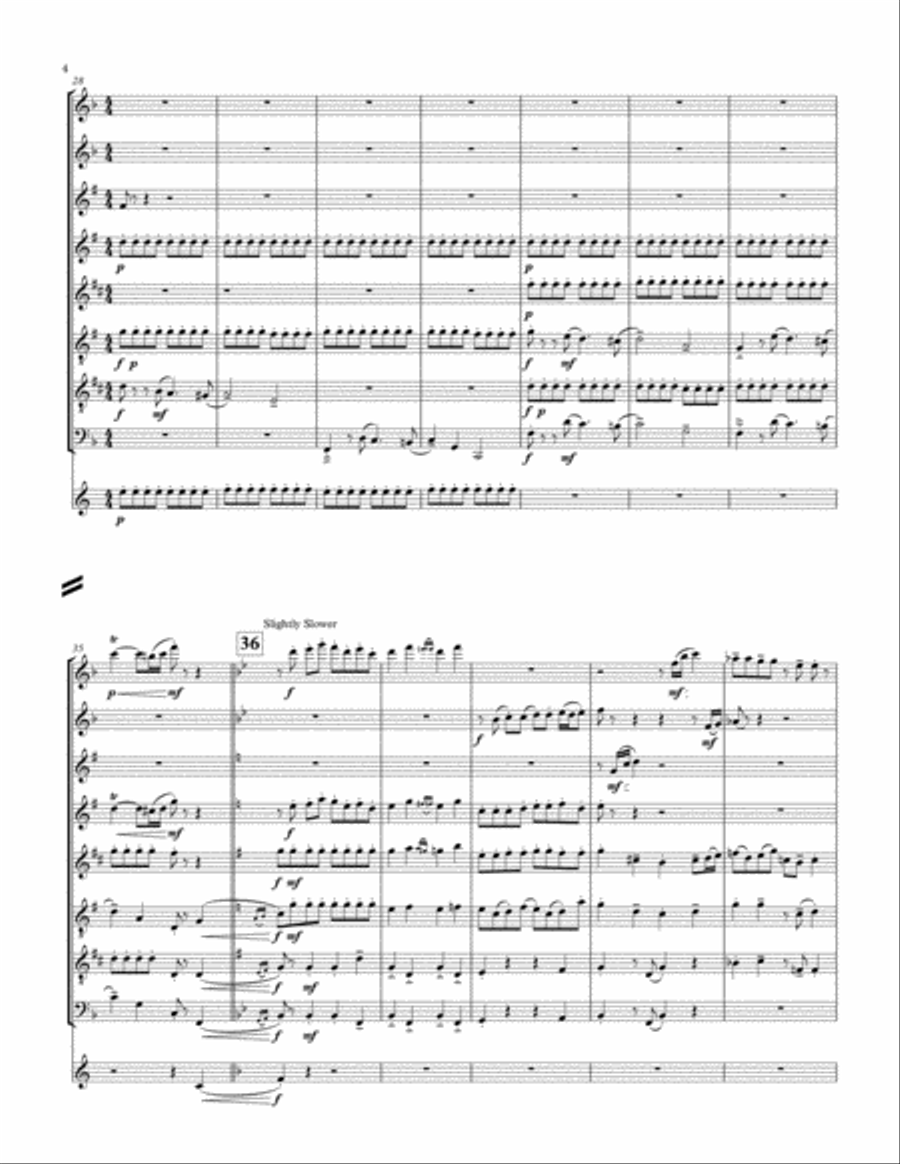 Belle Woodwind Quintet scores gallery preview page 4
