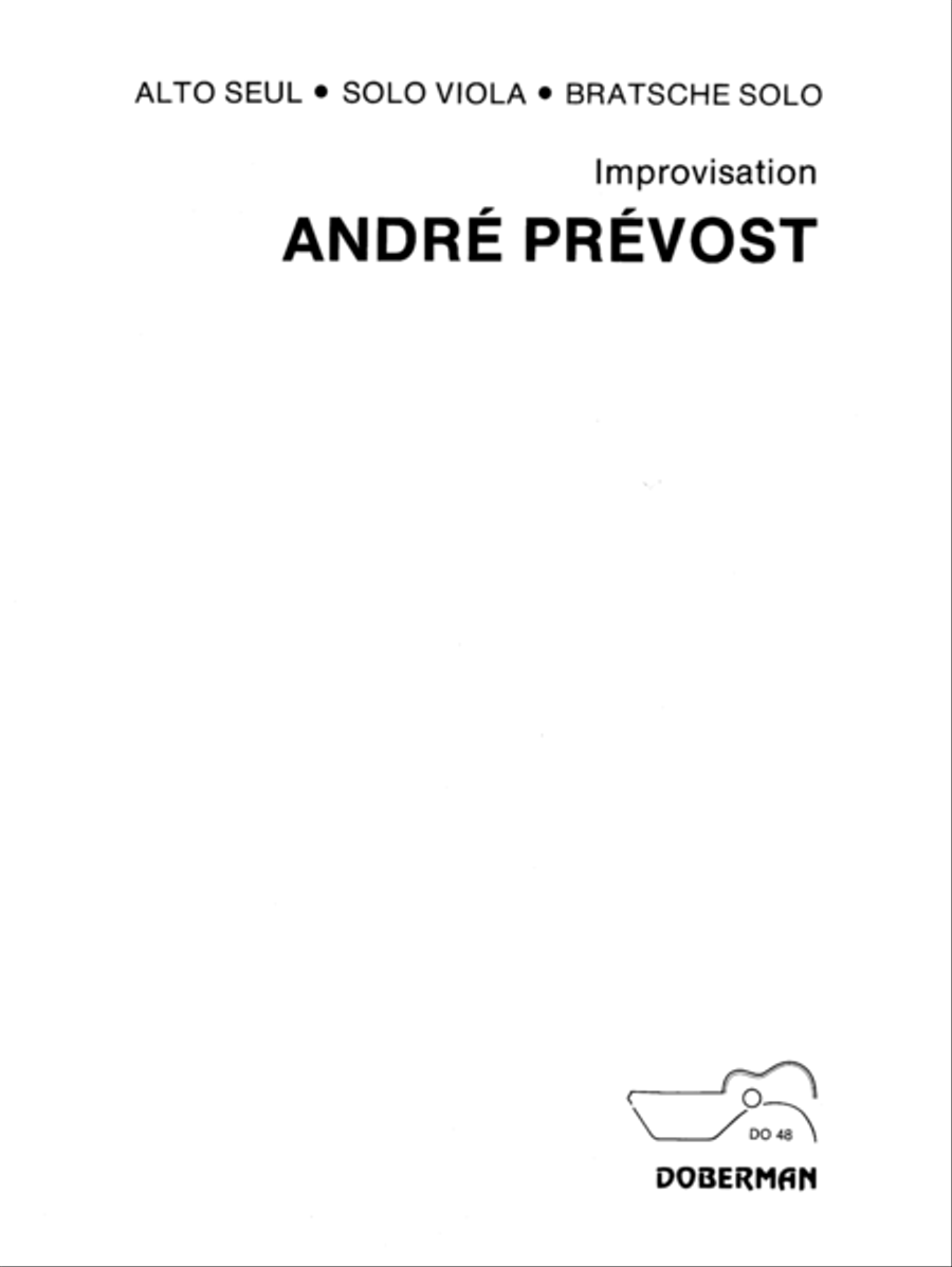 Improvisation Viola Solo scores gallery preview page 1
