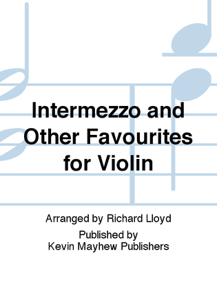 Book cover for Intermezzo and Other Favourites for Violin