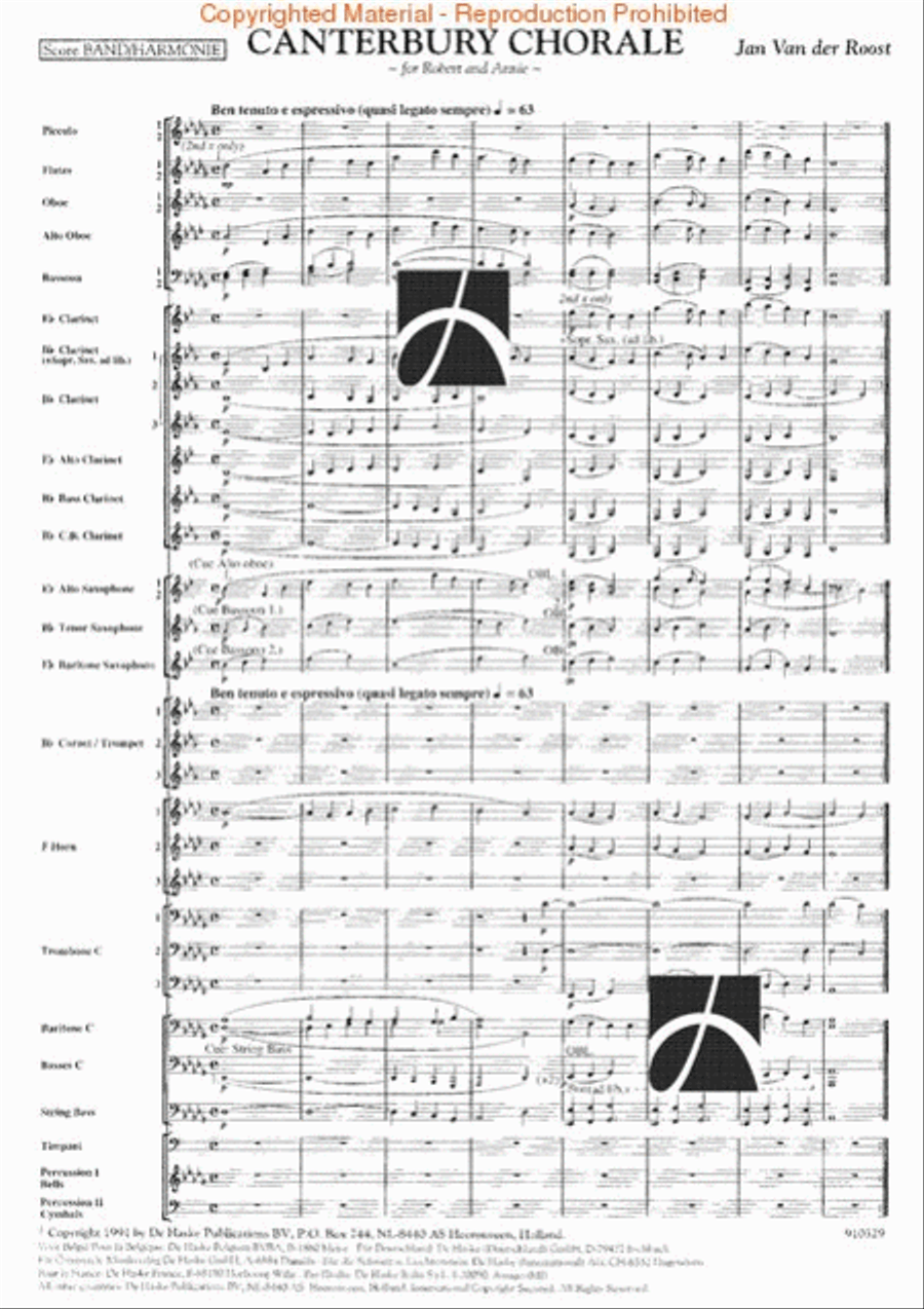 Canterbury Chorale Concert Band scores gallery preview page 2