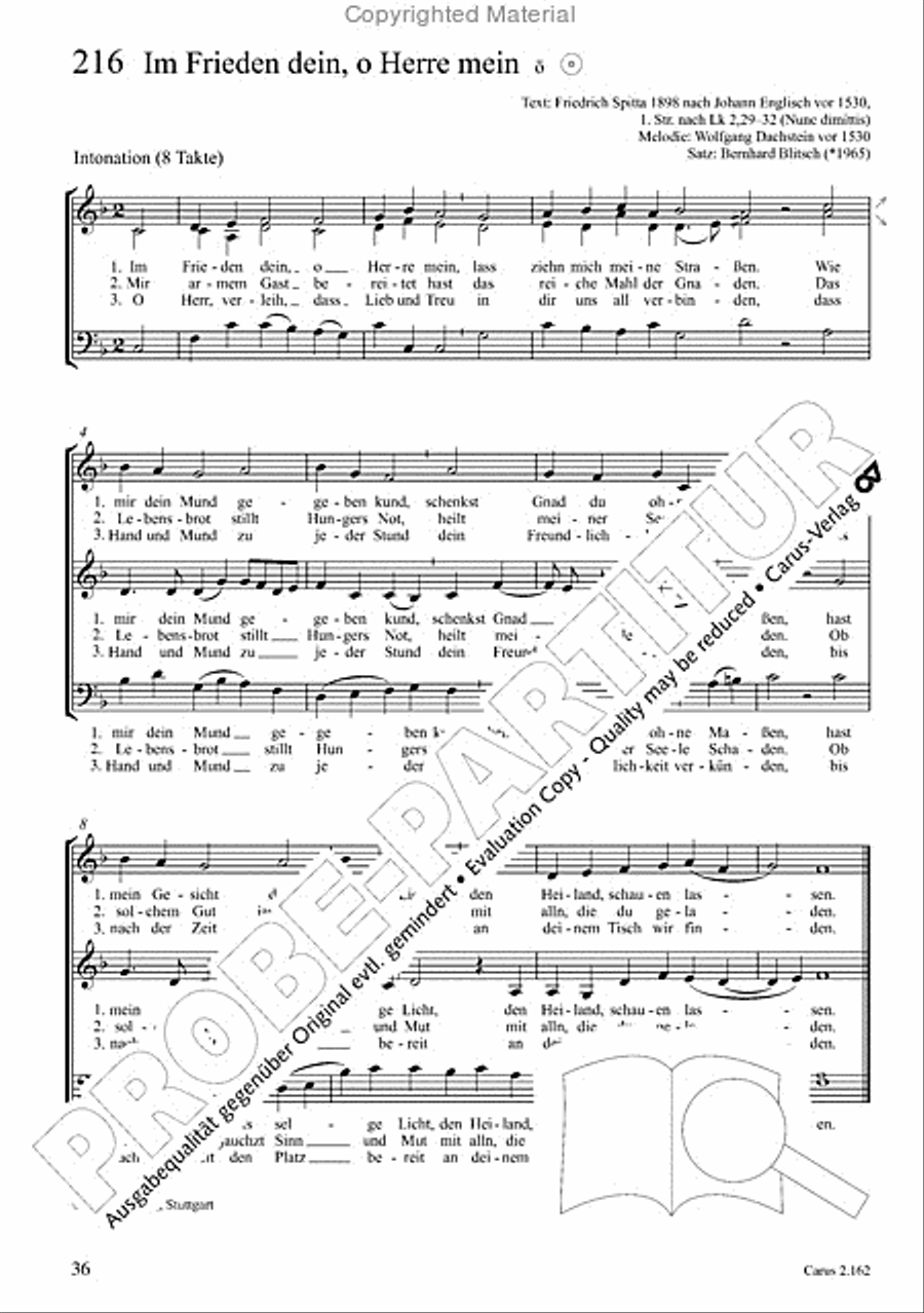Chorbuch Gotteslob SAM 3-Part scores gallery preview page 37