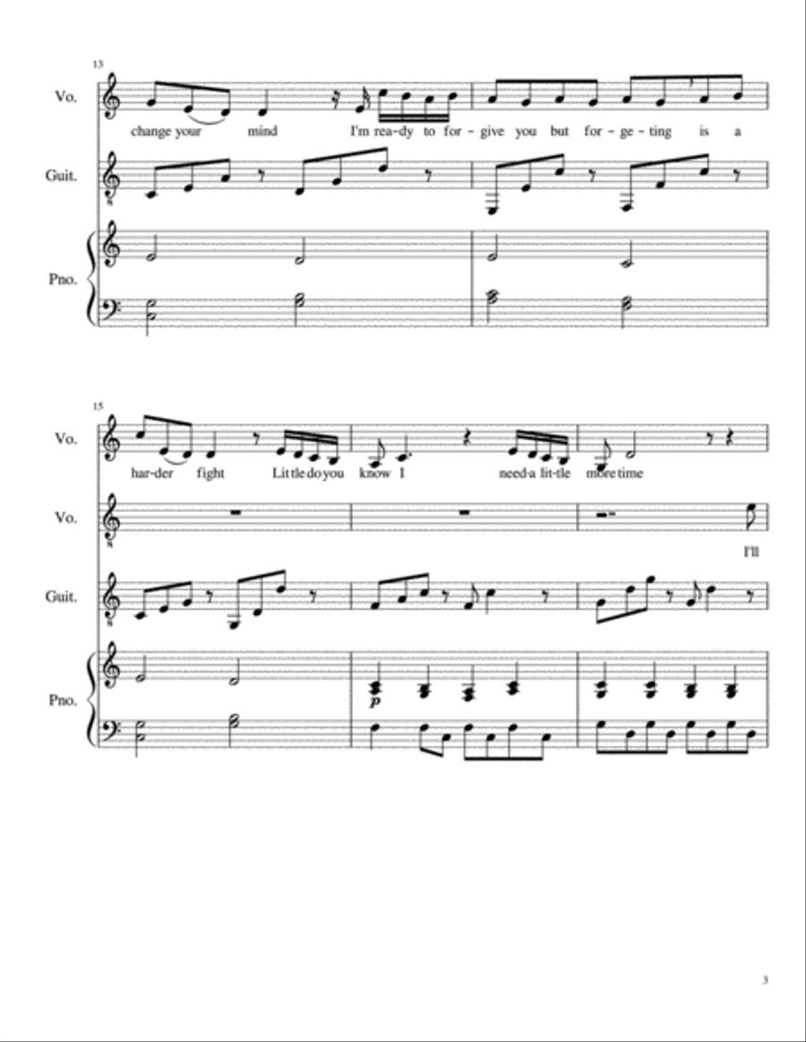 Little Do You Know Little Do You Know Vocal Duet scores gallery preview page 3