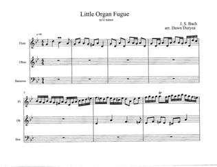 "Little" Fugue in G minor by J.S. Bach
