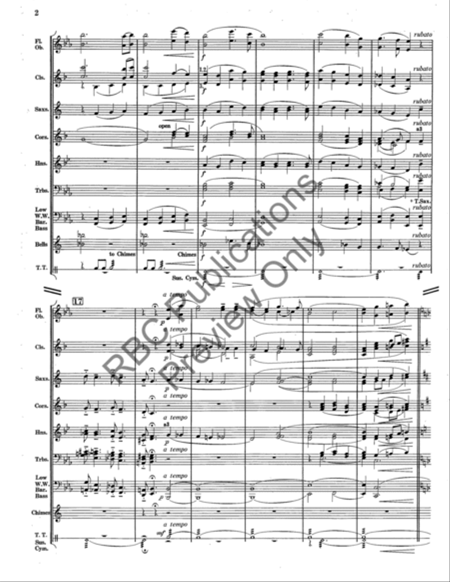 Mighty King Of Miracles (Score) Concert Band scores gallery preview page 5