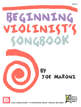 Book cover for Beginning Violinist's Songbook