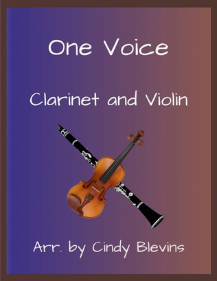 Book cover for One Voice
