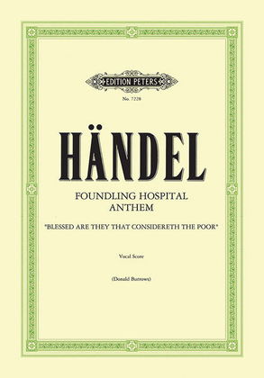 Book cover for Foundling Hospital Anthem