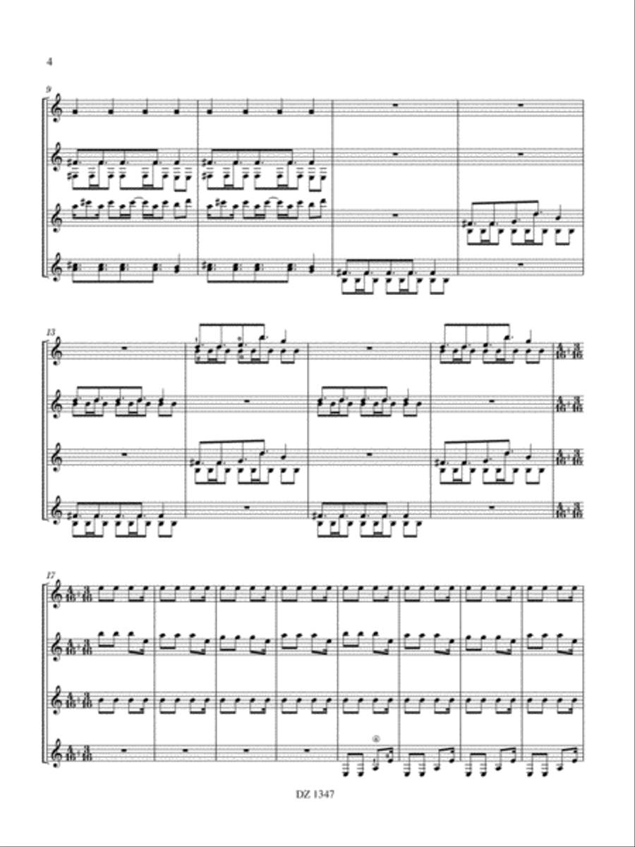 Pop Styles - Techno Guitar Ensemble scores gallery preview page 4