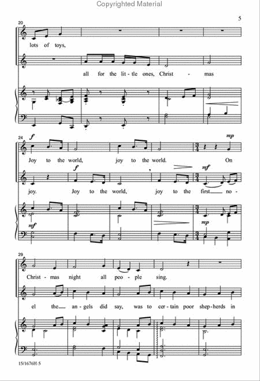 Christmas...In About Three Minutes SSA scores gallery preview page 4