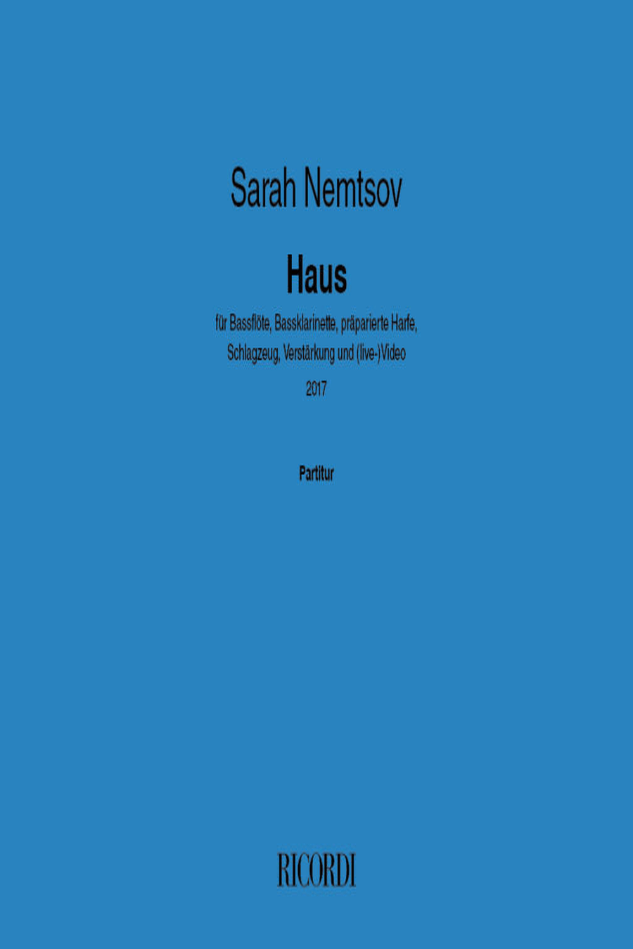 Haus Haus Clarinet scores gallery preview page 1