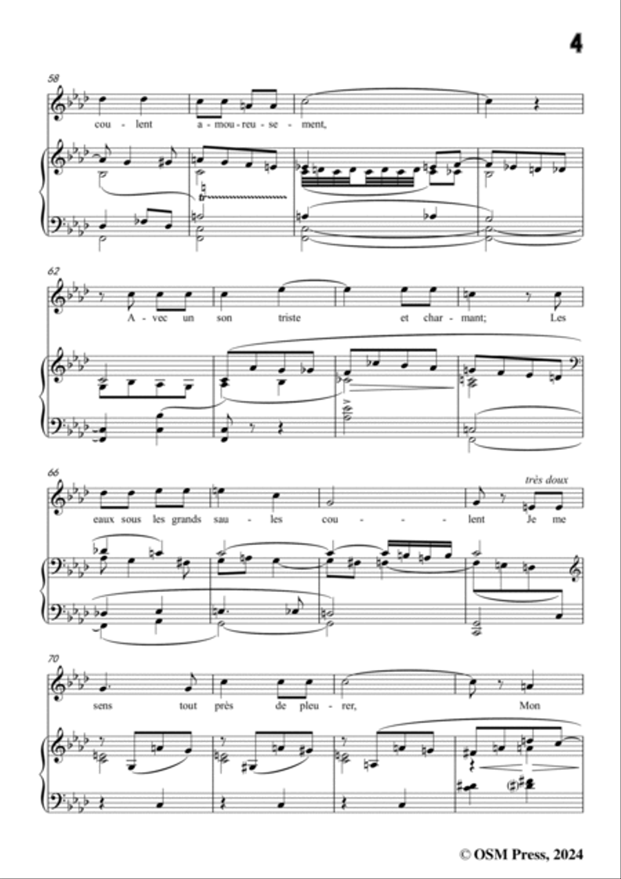 Duparc-Au pays où se fait la guerre(Mélodie),in f minor Voice scores gallery preview page 5