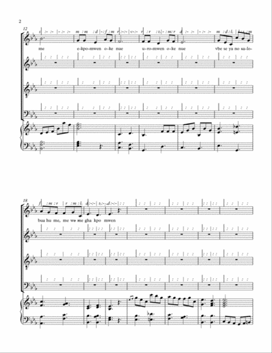 IGHA KPOWMEN 4-Part scores gallery preview page 2
