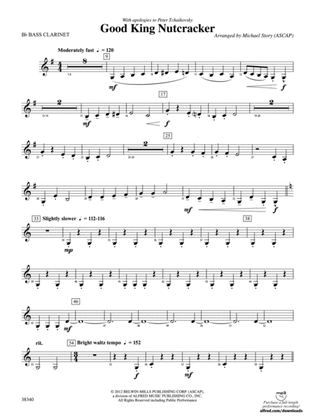 Good King Nutcracker: B-flat Bass Clarinet