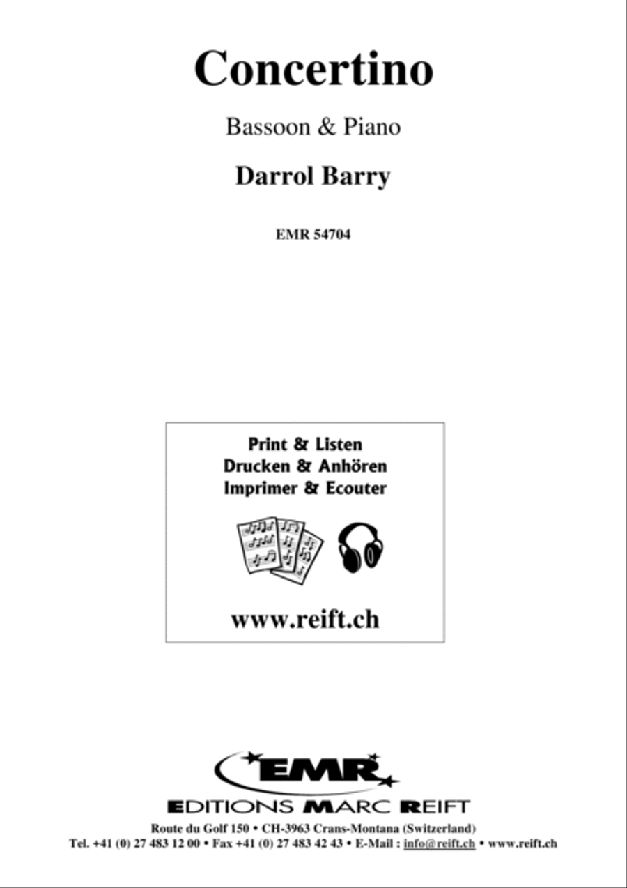 Concertino Bassoon Solo scores gallery preview page 2