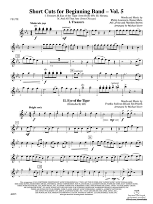 Short Cuts for Beginning Band -- Vol. 5: Flute