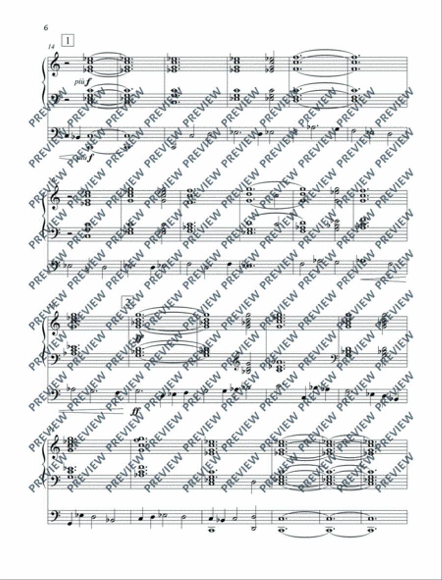 Veni Domine 4-Part scores gallery preview page 7