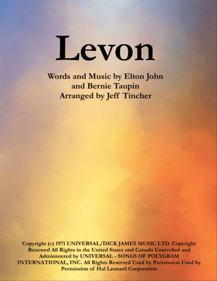 Levon Voice scores gallery preview page 1
