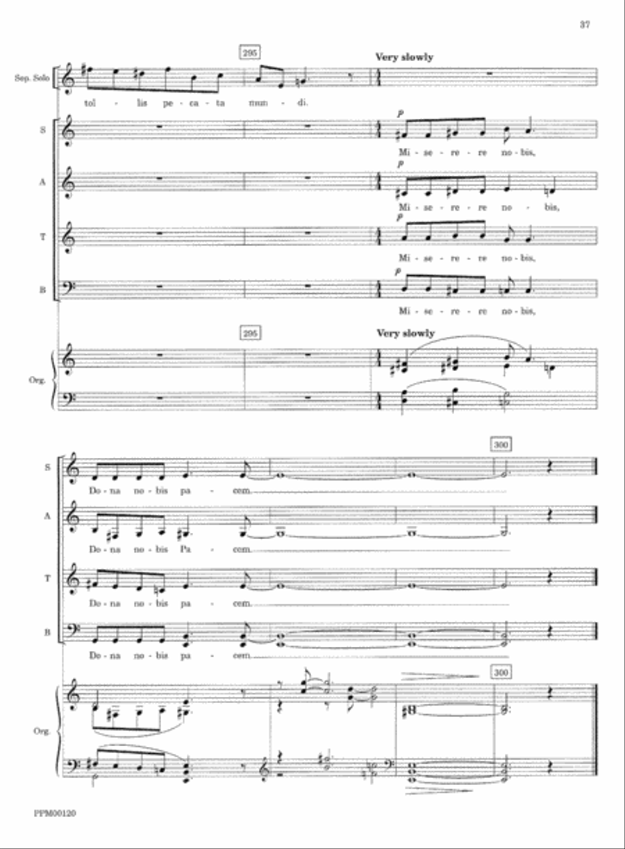 Transfiguration: An Ecumenical Mass Divisi scores gallery preview page 40