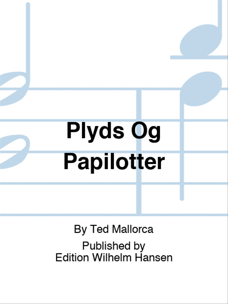 Plyds Og Papilotter Plyds Og Papilotter Voice Solo scores gallery preview page 1